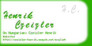 henrik czeizler business card